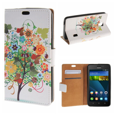 

MOONCASE Huawei Ascend Y635 ЧЕХОЛ ДЛЯ Flip Wallet Card Slot Stand Leather Folio Pouch /a08