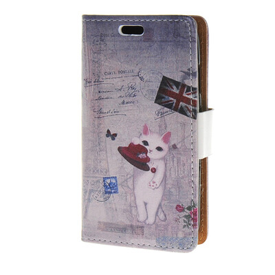

MOONCASE Case for Samsung Galaxy V Plus G318H Leather Flip Wallet Style and Kickstand Case Cover [Cute Pattern] Design / a19