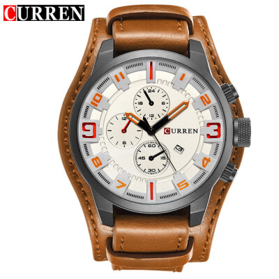 

Curren Watches 2017 mens watches top brand luxury mens watch curren Quartz Wristwatch 8225