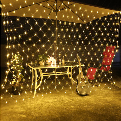 

15M15M 3M2M 6M4M LED Net Light EU 220V Christmas Lights Outdoor Indoor Waterproof string lighting For NEW YEAR
