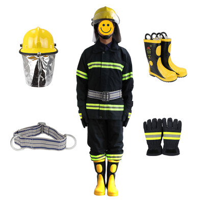 

Dongan 02 fire service suit flame retardant clothing firefighter battle suit XL boots 41 yards fire rescue service mini fire station fire equipment