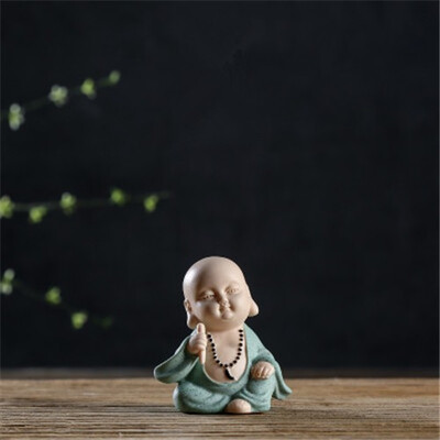 

Chinese Ceramics Novice Decoration Zen Buddhism Monk Tea Pet Creative Home Living Room Decoration