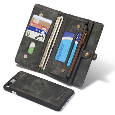 

Samsung Galaxy S7S7 Edge Luxury Leather Commerce Multi-function Detachable Wallet Card Clip Cover Phone case
