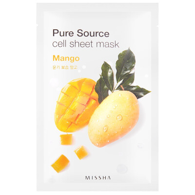 

Mystery still (MISSHA) pure silk soft mask mango 25ml (replenishment lock water moisturizing smooth men and women mask)