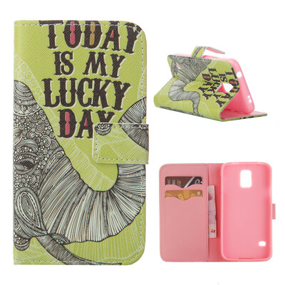 

MOONCASE ЧЕХОЛ ДЛЯ Samsung Galaxy S5 Flip PU Leather Fold Wallet Card Slot Kickstand Back [Pattern series] /a06