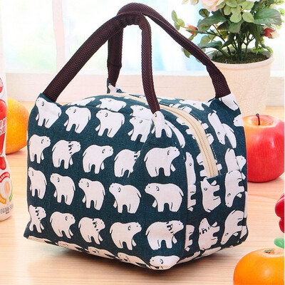 

Xinyi Harajuku style fresh lunch bag literary insulation lunch bag student thick waterproof lunch box bag storage bag cold bag
