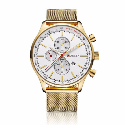

CURREN Luxury Mens Quartz Casual Watch 30M Daily Water-resistant Man Business Wristwatch