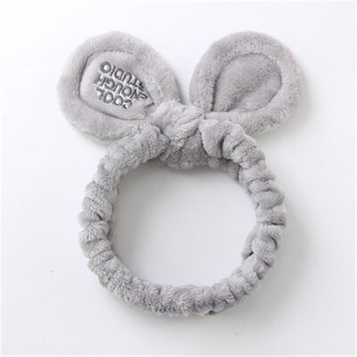 

New Fashion Women Cute Big Ears Comfortable Wash Face Bathe Hair Holder Elastic Headband Girls Hairbands Hair Accessories
