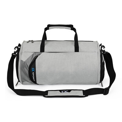 

IX Fitness Bag Sports Bag Bucket Bag Portable Yoga Bag Sports Fitness Shoulder Bag Shoes Bag 8036 Standard Edition Blue