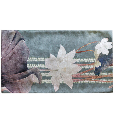 

Freeshipping Buddhist Locus Embroidery Heat Insulation Dining Table Mat Runner Disc Bowl Coasters Waterproof Slip-resistant Mat