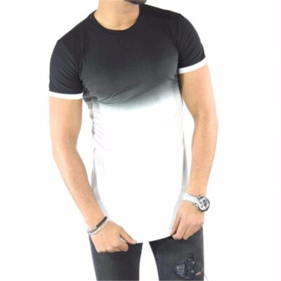 

2018 New Mens Fashion Short Sleeve Round Neck T - Shirt