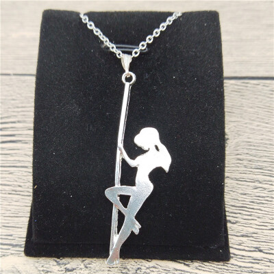 

New Pole Dancer Necklace Trendy Style Pole Dancer Pendant Necklace Women Fashion Figure Jewellery