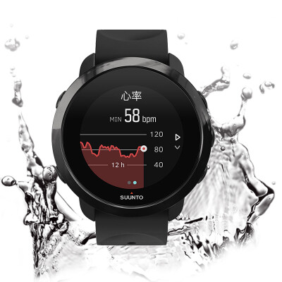 

SUUNTO smart watch SUUNTO 3 FITNESS grace sports watch heart rate monitoring running swimming call reminder sleep monitoring all black