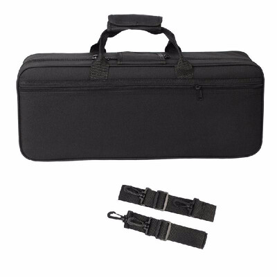 

600D Water-resistant Gig Bag Box Backpack Oxford Cloth for Trumpet with Adjustable Dual Shoulder Strap Pocket Foam Cotton Padded