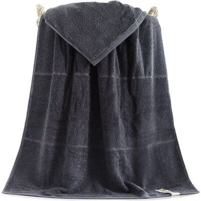 

Sanli long-staple cotton bath towel class A standard soft skin-friendly water can be cut cotton towel men&women with the same paragraph 70 × 140cm Dingzi brown