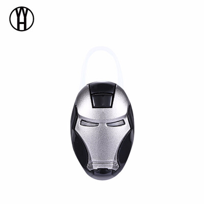 

Superman Stereo Music Earphone NEW Iron Man Bluetooth Wireless headphone Car Hands-free With Mic Cool Design For iOS Android