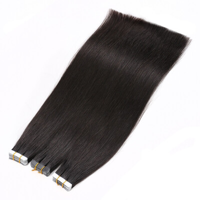 

BHF Hair Tape In Human Hair Extensions Malaysian Remy straight Hair 1246 P27613 50GLot
