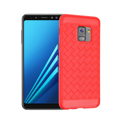 

Goowiiz роскошный корпус телефона для Samsung Galaxy A8 Plus очень вентиляция плетение мягкий защита от падения защита