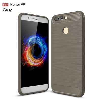 

Goowiiz Phone Case For Huawei Honor V98 Pro Fashion Slim Carbon Fiber TPU Soft Silicone Prevent falling