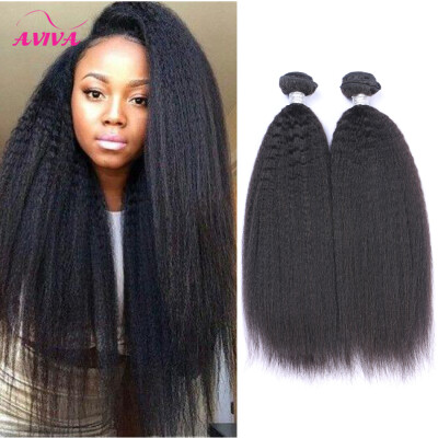 

9A Brazilian Virgin Hair Kinky Straight 100 Human Hair Weave 3 Bundles Lot Brazilian Straight Remy Hair Extension Soft Full Thick