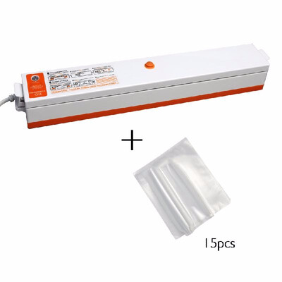

Automatic Household Food Vacuum Sealer Packaging Machine Including 15pcs Freshness Protection Bags
