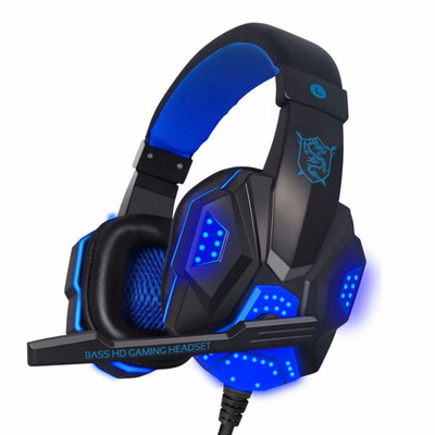 

High Quality Sound Effect Gaming Headset with LED Light Over Ear Glowing Stereo Headphones with Microphone for Computer PC Laptop
