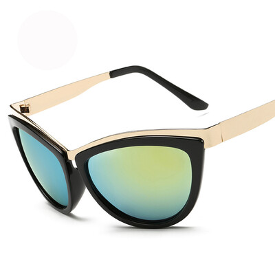 

FEIDU Sexy Cat Eye Sunglasses Women Brand Designer Super Popular Vintage Multicolour Mirror Sun Glasses Oculos De Sol Feminino
