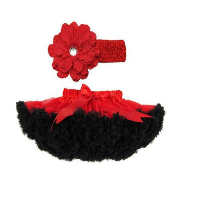 

Buenos Ninos Girls Tutu Chiffon Petticoat Set with Flower Headband