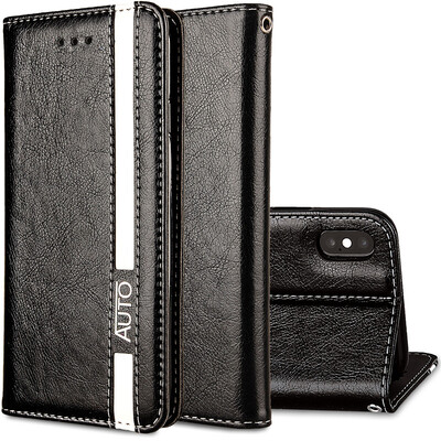 

Iphone X Leather Wallet Case Stand Protective Cover Case for Apple iPhone X