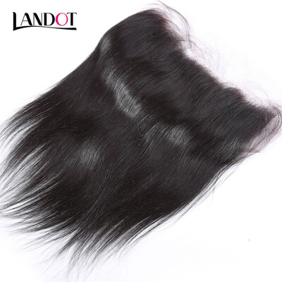 

9A Ear to Ear 13x6 inch Full Lace Frontal Closure Malaysian Body Wave Virgin Hair Closure Malaysian Straight Human Hair Closures