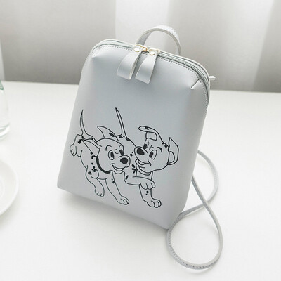 

2018 New Handheld Pu Leather Small Double Shoulder Bag Woman Bag Mobile Phone Change Gift Single Shoulder Oblique Satchel
