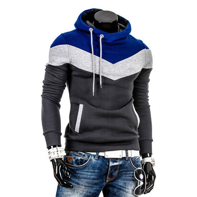 

CT&HF Men Leisure Fashion Fleece Korea Sports Style Thick Loose Fleece Winter Hot Selling Stitching Cotton Coat