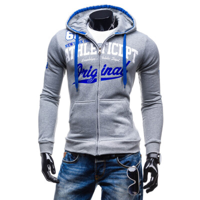 

Zogaa New Fashion Men's Long Sleeve Hoodie Sweatshirt Cotton Blend Pure