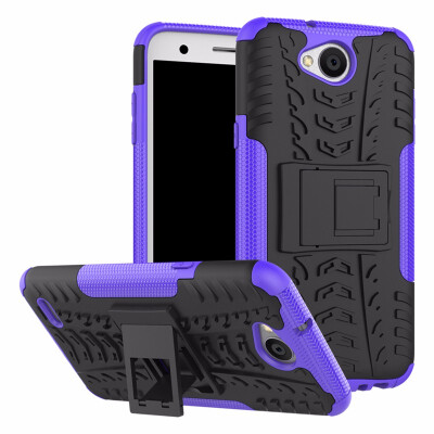 

Goowiiz Phone Case For LG X Power 2K10 powerLV7 Armor Tire Texture Rugged Protection PCTPU Full Protection