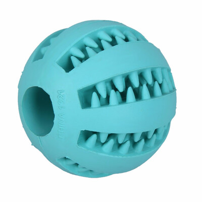 

Cntomlv hot sale Dog Toy Interactive Rubber Balls Pet Dog Cat Puppy ElasticityTeeth Ball Dog Chew Toys Tooth Cleaning Balls