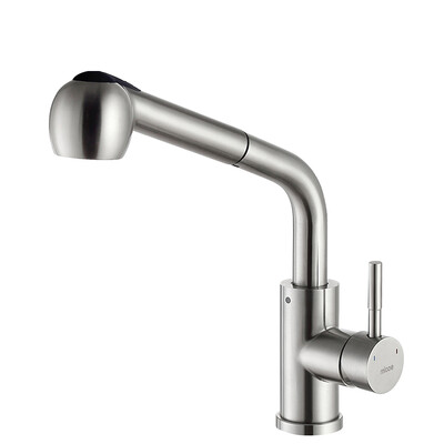 

Micoe Pull-out Dual-function Spray Kitchen Faucet Single Handle Kitchen Tap with 360° Swivel Spout Traditional Kitchen Sink Mixer