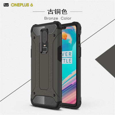 

Goowiiz Phone Case For OnePlus 55T6 King Kong Armor Fashion Bumper PC TPU Prevent falling