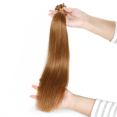 

BHF HAIR Fusion hair extensions Pure Color 1 100 Remy Brazilian Human Hair U-Tip Full Set 1gs 20g pack