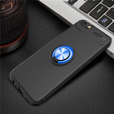 

OPPO R9SR9S Plus Luxury Metal Ring Magnetic Bracket Shockproof Cooling TPU Phone Case