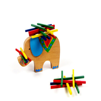 

New Wooden Baby Toys Elephant or Camel Intellectual Blocks Baby Educational Toys