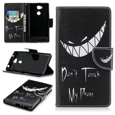 

BEFOSPEY Painting PU LeatherSoft TPU Card Slot Stand Wallet Case For Sony Xperia L255"2018