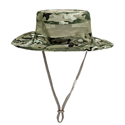 

2016 Brand Outdoor Activities Military Fishing Cap Hiking Camping Climbing Anti-uv Sunbonnet Round Cap Fisherman Hat