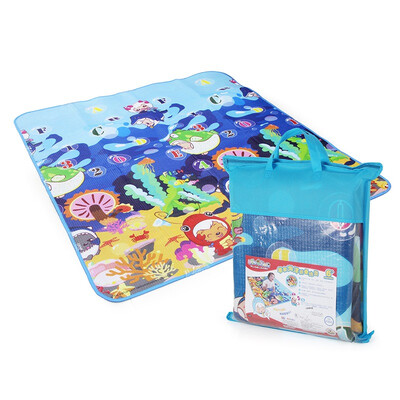 

Aubay (AUBY) radiant educational toys Pleasant double-sided baby crawling mat Sheepskin marine folding mats safety and environmental non-toxic and tasteless 465512