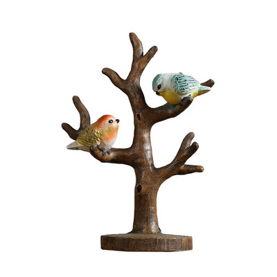 

ZAKKA American creative branch birdie resin furnishings living room bedroom home decoartion ornaments decorative shelves