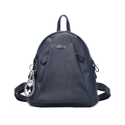 

New Pu Leather Large Capacity Womens Backpack for Student Leisure Bag Travel