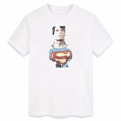 

REDBELLA Cool Comic Man T-shirt Ink Style Printed Cotton Tees Superhero Clark Tee Shirt Geek Design Mens Clothing Hot Sale 2018