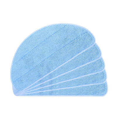 

5PCS Blue Microfiber Cleaning Mop for Ecovacs CEN540 Dibea X500 X580 KK8 CR120 CR121 MirrorS Vacuum Cleaner Sweeping Mop Cloths