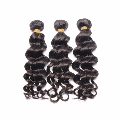 

Osolovely Hair Products Brazilian Virgin Hair Loose Deep Wave Bundles Human Hair Weaving 1 pcs