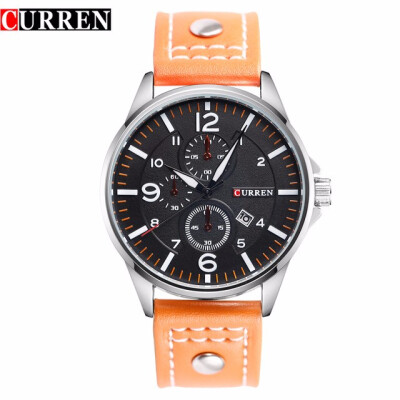 

CURREN Luxury Casual Men Watches Analog Military Sports Watch Quartz Male Wristwatches Relogio Masculino Montre Homme8164