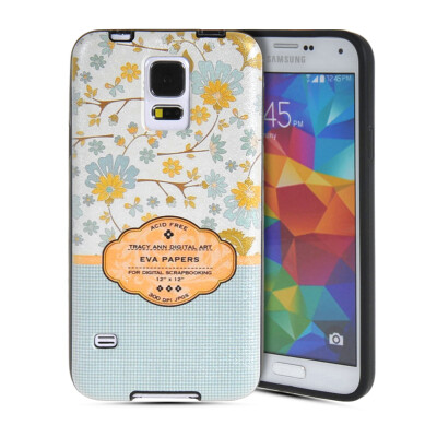 

MOONCASE Watercolor Art Soft Flexible Silicone Gel TPU Skin Shell Back Case Cover for Samsung Galaxy S5 I9600